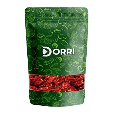 DORRI Sun Dried Tomatoes Halves 500g Premium Quality Dried Fruit, Suitable for Salad and Cocktails (Available from 150g to 5kg) DORRI Sun Dried Tomatoes Halves 500g Premium Quality Dried Fruit, Suitable for Salad and Cocktails (Available from 150g to 5kg)