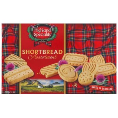 FabFinds Highland Speciality Scottish Shortbread Assortment 200g Traditional Butter Biscuits – Classic Recipe with Rich, Buttery Taste Perfect for Tea, Snacks & Gifting Assorted Pack Sizes (Pack of 12) FabFinds Highland Speciality Scottish Shortbread Assortment 200g Traditional Butter Biscuits – Classic Recipe with Rich, Buttery Taste Perfect for Tea, Snacks & Gifting Assorted Pack Sizes (Pack of 12)