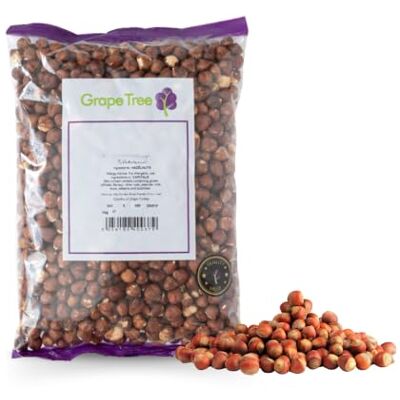 Grape Tree Premium Hazelnut Kernels 1kg. Natural Whole Hazelnuts Raw Nuts Grape Tree Premium Hazelnut Kernels 1kg. Natural Whole Hazelnuts Raw Nuts