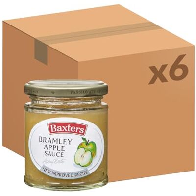 Baxters Bramley Apple Sauce, 165 g (6-Pack) Delicious Sweet & Tangy Sauce, Perfect for Pork, Vegetarian Friendly, Versatile for Sauces & Dishes Baxters Bramley Apple Sauce, 165 g (6-Pack) Delicious Sweet & Tangy Sauce, Perfect for Pork, Vegetarian Friendly, Versatile for Sauces & Dishes