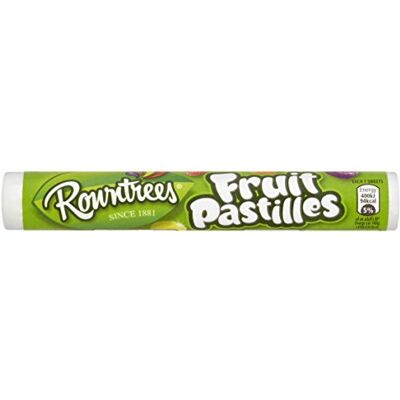 Rowntree's Fruit Pastilles Tube 52.5g (Pack of 32) Rowntree's Fruit Pastilles Tube 52.5g (Pack of 32)