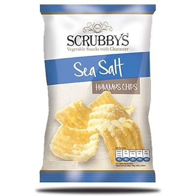 Candy Scrubbys LARGE Hummus Sea Salt Chips 10 x 125g Candy Scrubbys LARGE Hummus Sea Salt Chips 10 x 125g