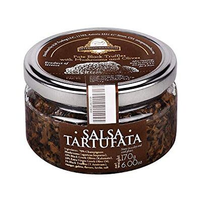 Intergourmandise Salsa Tartufata Mix of Black summer Truffles & Champignon mushrooms 6 oz. / 170 g. Glass Jar Intergourmandise Salsa Tartufata Mix of Black summer Truffles & Champignon mushrooms 6 oz. / 170 g. Glass Jar