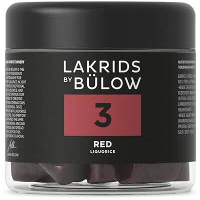 LAKRIDS BY BÜLOW 3 Red 150g Gourmet Liquorice from Denmark Red Liquorice with Natural Fruit and Juice LAKRIDS BY BÜLOW 3 Red 150g Gourmet Liquorice from Denmark Red Liquorice with Natural Fruit and Juice