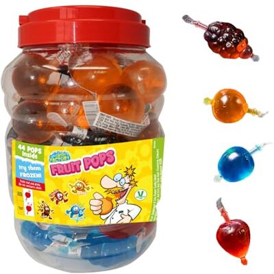 Fruit Pops, Fruit, Bubblegum & Cola Flavour Candy Liquid, 35 ml (Pack of 44) Fruit Pops, Fruit, Bubblegum & Cola Flavour Candy Liquid, 35 ml (Pack of 44)