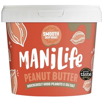 Manilife - Deep Roast Smooth Peanut Butter 1kg - 10 Pack Manilife - Deep Roast Smooth Peanut Butter 1kg - 10 Pack