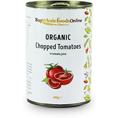 Buy Whole Foods Online Organic Chopped Tomatoes 6x400g (BWFO) Buy Whole Foods Online Organic Chopped Tomatoes 6x400g (BWFO)