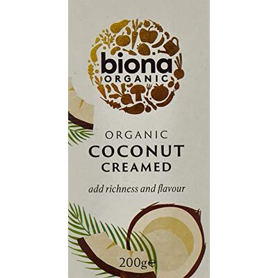 Biona Organic Creamed Coconut, 200g Biona Organic Creamed Coconut, 200g