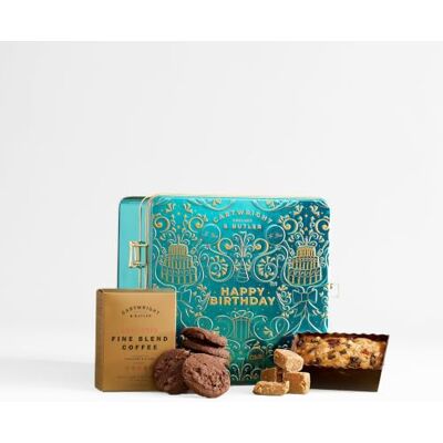 Cartwright & Butler Happy Birthday Coffee and Cake Gift Tin Cartwright & Butler Happy Birthday Coffee and Cake Gift Tin