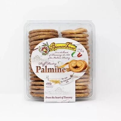MITRAM Authentic Italian Puff Pastry Palminine (480g) Traditional Flaky Baked Pastries Made in Tuscany Premium Sweet Dessert Biscuits Perfect for Breakfast, Coffee Breaks & Afternoon Tea Time MITRAM Authentic Italian Puff Pastry Palminine (480g) Traditional Flaky Baked Pastries Made in Tuscany Premium Sweet Dessert Biscuits Perfect for Breakfast, Coffee Breaks & Afternoon Tea Time