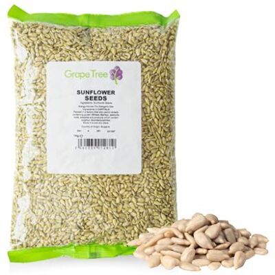 Grape Tree (1kg) Sunflower Seeds. Perfect For Snacking, Baking, Cooking, Cereals And Smoothies. Low Carb, High Fibre Keto Friendly Sunflower Seed Snacks. Rich in Vitamins, Proteins and Minerals. Grape Tree (1kg) Sunflower Seeds. Perfect For Snacking, Baking, Cooking, Cereals And Smoothies. Low Carb, High Fibre Keto Friendly Sunflower Seed Snacks. Rich in Vitamins, Proteins and Minerals.