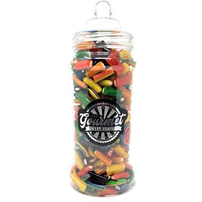 The Gourmet Sweet Company Liquorice 'Colourful' Mix XL Retro Sweet Shop Gift Jar by The Gourmet Sweet Company Liquorice 'Colourful' Mix XL Retro Sweet Shop Gift Jar by