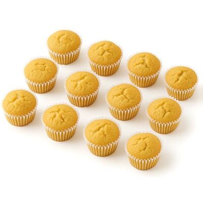 bakerdays Ready To Decorate Vanilla Cupcakes (12 pieces) bakerdays Ready To Decorate Vanilla Cupcakes (12 pieces)