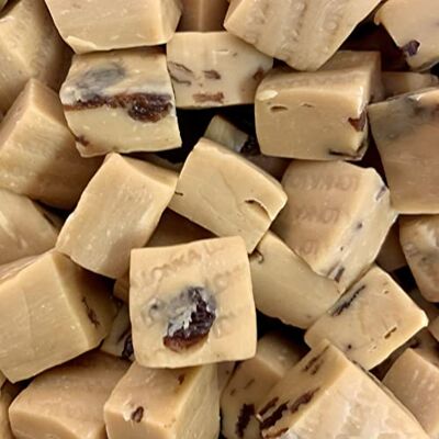 The Gourmet Sweet Company Rum & Raisin Fudge 700g Re-Sealable Pouch by The Gourmet Sweet Company Rum & Raisin Fudge 700g Re-Sealable Pouch by