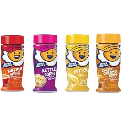 Bug's Pantry KERNEL Popcorn Seasoning Variety Bundle Sweet or Sour Options American Import (4 Pack Sour) Bug's Pantry KERNEL Popcorn Seasoning Variety Bundle Sweet or Sour Options American Import (4 Pack Sour)