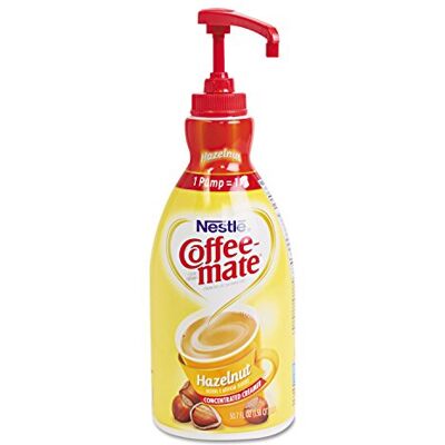 Nestlé Coffee Mate Hazelnut Creamer with Pump, 1.5l Nestlé Coffee Mate Hazelnut Creamer with Pump, 1.5l
