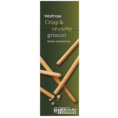 Waitrose Traditional Grissini Breadsticks 125g (Pack of 4) Waitrose Traditional Grissini Breadsticks 125g (Pack of 4)