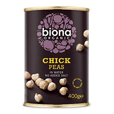Biona Organic Chick Peas 400g (Pack of 11) Biona Organic Chick Peas 400g (Pack of 11)