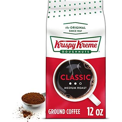 Krispy Kreme Doughnuts Classic Medium Roast Ground Coffee 340g Krispy Kreme Doughnuts Classic Medium Roast Ground Coffee 340g