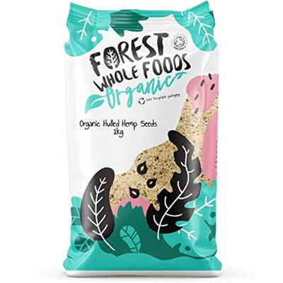 Forest Whole Foods Organic Hulled Hemp Seed (1kg) Forest Whole Foods Organic Hulled Hemp Seed (1kg)