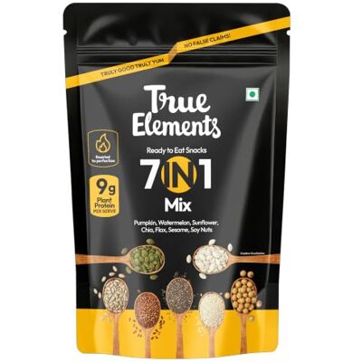True Elements 7 in 1 Seeds Mix 500g High Protein Blend Diet Snack Roasted Seeds True Elements 7 in 1 Seeds Mix 500g High Protein Blend Diet Snack Roasted Seeds
