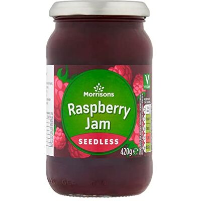 Morrisons Raspberry Jam Seedless, 420g Morrisons Raspberry Jam Seedless, 420g