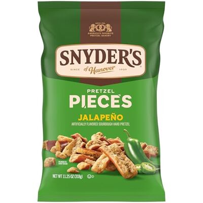 Snyder's of Hanover Pretzel Pieces, Jalapeno, 11.25 Oz Snyder's of Hanover Pretzel Pieces, Jalapeno, 11.25 Oz