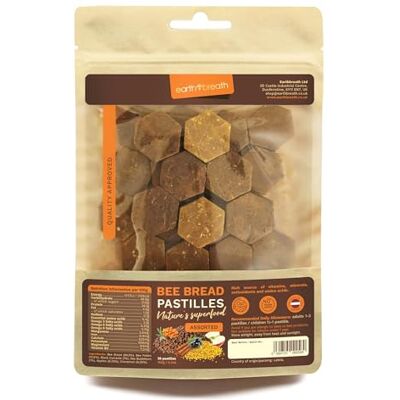 Earthbreath Assorted Bee Bread & Bee Pollen Pastilles 150g Natural Naturally Fermented Bee Bread & Bee Pollen Mixed Fruity Flavours Ready to Eat No Artificial Additives 150g Earthbreath Assorted Bee Bread & Bee Pollen Pastilles 150g Natural Naturally Fermented Bee Bread & Bee Pollen Mixed Fruity Flavours Ready to Eat No Artificial Additives 150g