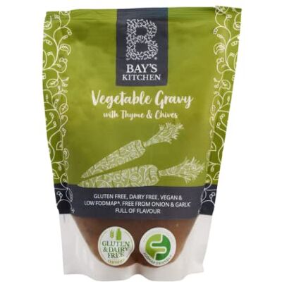 Bay's Kitchen Vegetable Gravy with Thyme & Chives, Gluten & Dairy Free, Low FODMAP & Vegan Bay's Kitchen Vegetable Gravy with Thyme & Chives, Gluten & Dairy Free, Low FODMAP & Vegan
