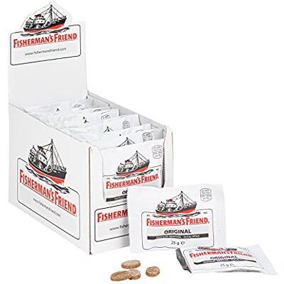 Fisherman's Friend Fisherman’s Friend Original Extra Strong Lozenges, Menthol & Eucalyptus Throat Lozenges, Pack of 24 Fisherman's Friend Fisherman’s Friend Original Extra Strong Lozenges, Menthol & Eucalyptus Throat Lozenges, Pack of 24