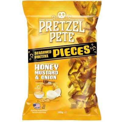Pretzel Pete Honey Mustard & Onion Broken Pieces Pretzel Pete Honey Mustard & Onion Broken Pieces