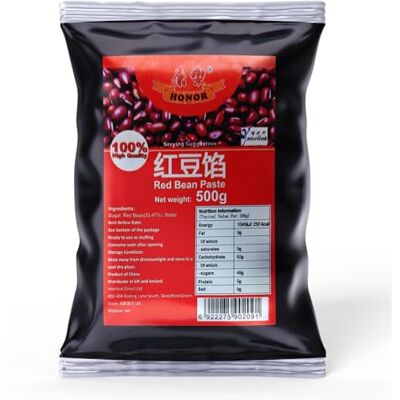 Starry Mart Honor Assorted Paste Authentic Sweet Filling for Mooncakes, Pastries & Desserts 400g-500g (Red Bean Paste 500g) Starry Mart Honor Assorted Paste Authentic Sweet Filling for Mooncakes, Pastries & Desserts 400g-500g (Red Bean Paste 500g)