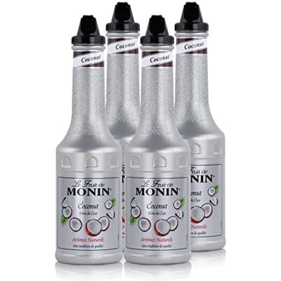 Monin Coconut Fruit Puree 4x1ltr Monin Coconut Fruit Puree 4x1ltr