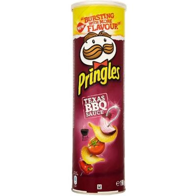 Pringles Texas BBQ Sauce 190 g (Pack of 6) Pringles Texas BBQ Sauce 190 g (Pack of 6)
