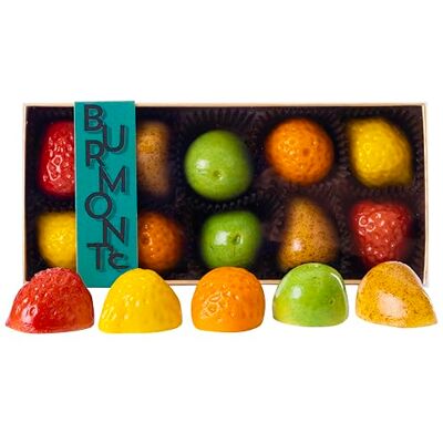 Burmont's Speciality Gifts Luxury Marzipan Shaped Fruits Gift Box Traditional Hand-Finished Marzipan Shapes Made With Real Almonds & Natural Colours 150g Gift Box Burmont's Speciality Gifts Luxury Marzipan Shaped Fruits Gift Box Traditional Hand-Finished Marzipan Shapes Made With Real Almonds & Natural Colours 150g Gift Box