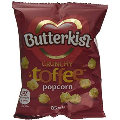 Butterkist Toffee Popcorn, 85 g, Pack of 12 Butterkist Toffee Popcorn, 85 g, Pack of 12