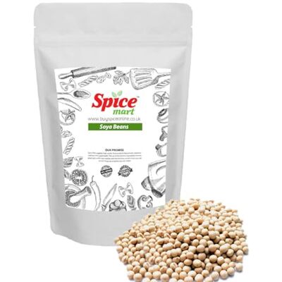 Spice Mart 1kg SOYA Beans Whole Premium Quality by ® (1000 Grams) Spice Mart 1kg SOYA Beans Whole Premium Quality by ® (1000 Grams)