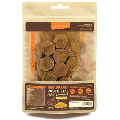 Earthbreath Bee Bread & Bee Pollen Pastilles Chewable Superfood Snack 50% Bee Bread & 50% Bee Pollen Chewable Pastilles Naturally Fermented Rich in Vitamins & Antioxidants Earthbreath Bee Bread & Bee Pollen Pastilles Chewable Superfood Snack 50% Bee Bread & 50% Bee Pollen Chewable Pastilles Naturally Fermented Rich in Vitamins & Antioxidants