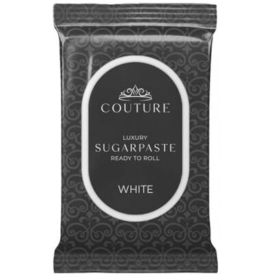 Couture Sugar Paste White Professional Quality Fondant Icing Smooth, Porcelain-like Sugar Paste Modelling Paste (2.5kg) Couture Sugar Paste White Professional Quality Fondant Icing Smooth, Porcelain-like Sugar Paste Modelling Paste (2.5kg)