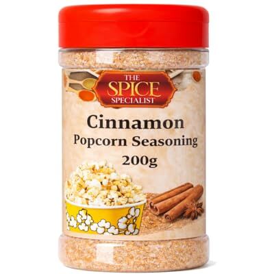 The Spice Specialist Sweet Cinnamon Popcorn Seasoning 200g – Sweet Gourmet Flavouring – Perfect for Popcorn, Coffee, Desserts & Baking – by The Spice Specialist Sweet Cinnamon Popcorn Seasoning 200g – Sweet Gourmet Flavouring – Perfect for Popcorn, Coffee, Desserts & Baking – by