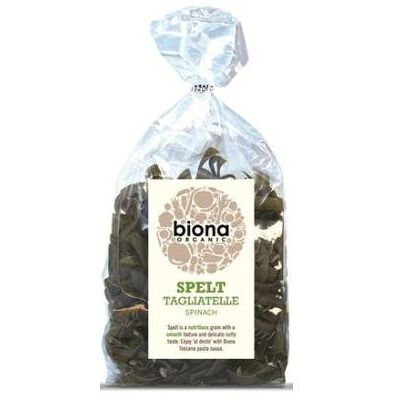 Biona Organic Spelt Spinach Tagliatelle 250g (Pack of 4) Biona Organic Spelt Spinach Tagliatelle 250g (Pack of 4)