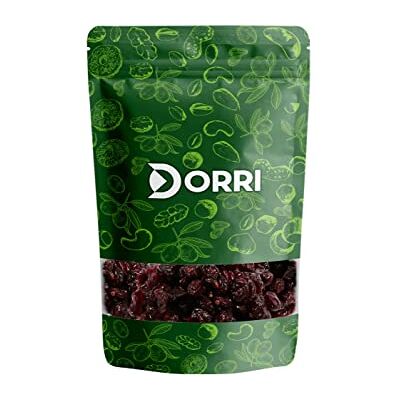 DORRI Dried Cranberries 500g Premium Quality Berries, Whole Cranberries, Suitable for Baking, Tarts, and Desserts (Available from 100g to 2kg) DORRI Dried Cranberries 500g Premium Quality Berries, Whole Cranberries, Suitable for Baking, Tarts, and Desserts (Available from 100g to 2kg)