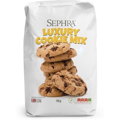 Sephra Cookie Dough Mix (3kg) Just Add Water & Butter Halal Certified Sephra Cookie Dough Mix (3kg) Just Add Water & Butter Halal Certified