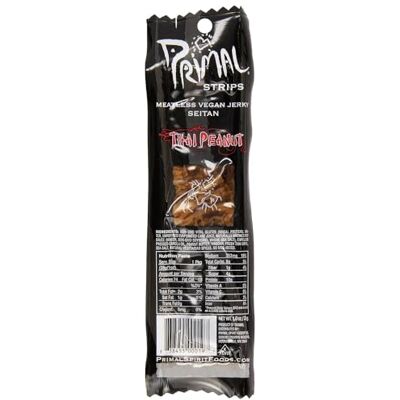 Primal Spirit Foods Primal Thai Peanut Meatless Jerky (24x1 Oz) Primal Spirit Foods Primal Thai Peanut Meatless Jerky (24x1 Oz)