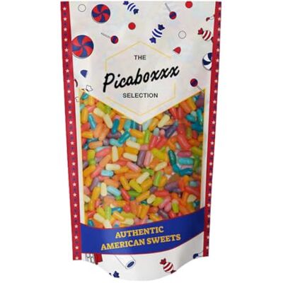 Picaboxx Mike & Ike Assorted Chewy Candy Loose Pouch Sweet & Sour Gummies Bulk Sharing Snack for Kids & Adults Fruity Movie Night Snack Weight 350g M & I Picaboxx Mike & Ike Assorted Chewy Candy Loose Pouch Sweet & Sour Gummies Bulk Sharing Snack for Kids & Adults Fruity Movie Night Snack Weight 350g M & I
