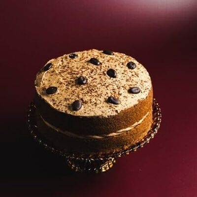 Joy Of Cake Artisanal Coffee Cake with Rich Coffee Sponge, Whipped Buttercream Filling, Classic Round Shape, Gourmet Dessert, 17cm or 24cm Round Joy Of Cake Artisanal Coffee Cake with Rich Coffee Sponge, Whipped Buttercream Filling, Classic Round Shape, Gourmet Dessert, 17cm or 24cm Round