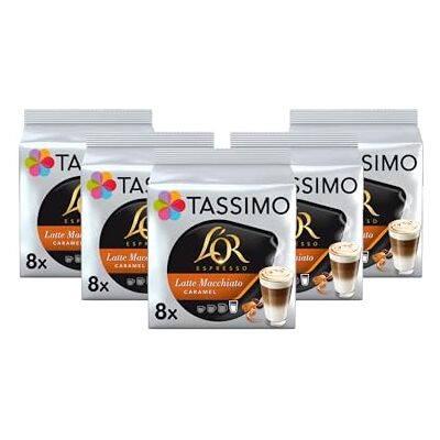 Tassimo - L'OR Latte Macchiato Caramel - 80 pods - Coffee Pods Tassimo - L'OR Latte Macchiato Caramel - 80 pods - Coffee Pods