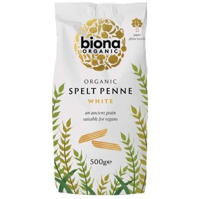 Biona Organic Organic White Spelt Penne Pasta, 500g Biona Organic Organic White Spelt Penne Pasta, 500g