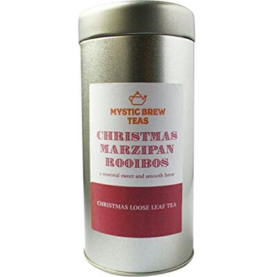 Mystic Brew Teas Christmas Marzipan Rooibos Loose Leaf Tea 100g Caddy Mystic Brew Teas Christmas Marzipan Rooibos Loose Leaf Tea 100g Caddy