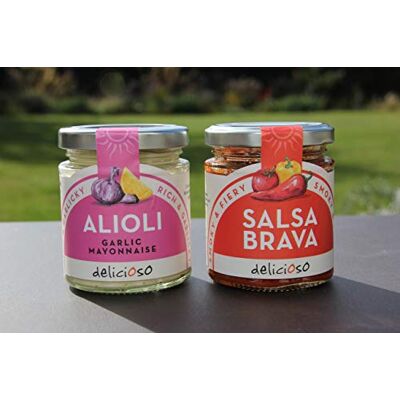 Delicioso Two Salsas Brava and Alioli Delicioso Two Salsas Brava and Alioli